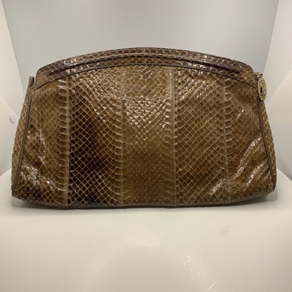 Vintage Venetto Snakeskin Clutch